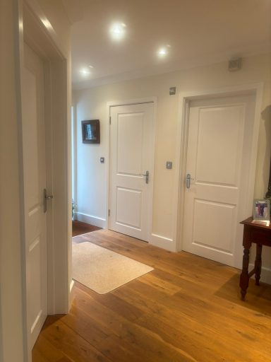 Freshly painted hallway by a female painter and decorator in Maidstone