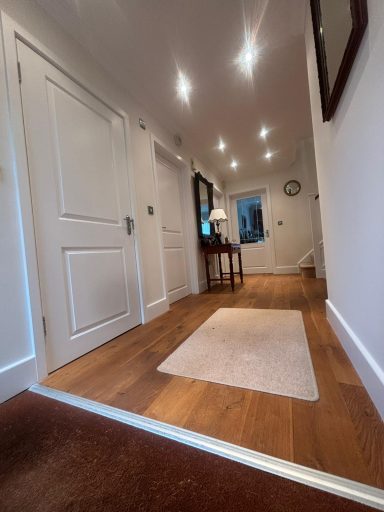Freshly painted hallway by a female painter and decorator in Maidstone
